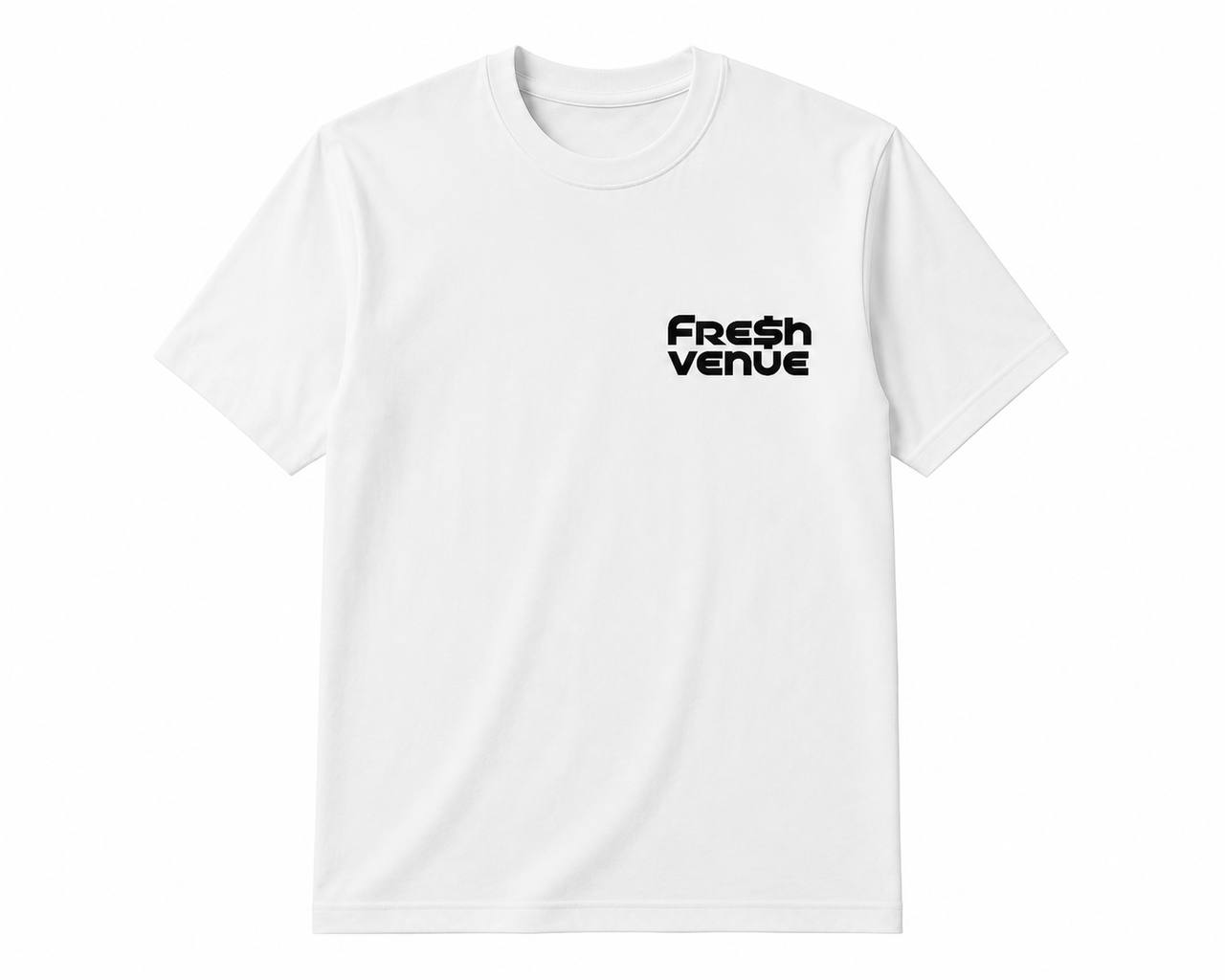 Classic Fresh Venue t-shirt with reflective casual small chest print